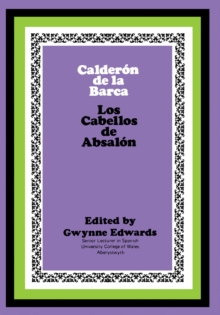 Image for Calderon de la Barca: Los Cabellos de Absalon: The Commonwealth and International Library: Pergamon Oxford Spanish Division