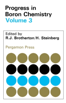 Image for Progress in Boron Chemistry: Volume 3
