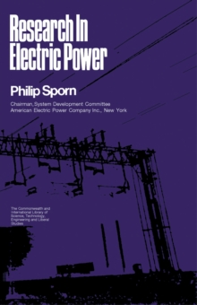 Image for Research in Electric Power: The Commonwealth and International Library: Applied Electricity and Electronics Division
