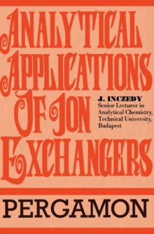 Image for Analytical Applications of Ion Exchangers