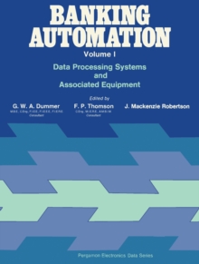 Image for Banking Automation: Data Processing Systems and Associated Equipment