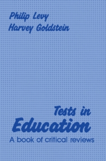 Image for Tests in Education: A Book of Critical Reviews
