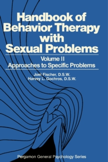 Image for Approaches to Specific Problems: Handbook of Behavior Therapy with Sexual Problems