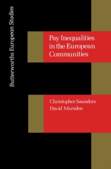 Image for Pay Inequalities in the European Community: Butterworths European Studies