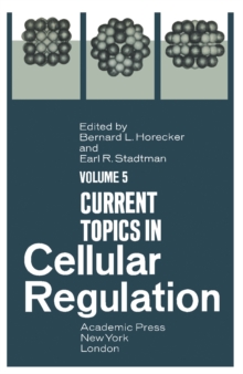 Image for Current Topics in Cellular Regulation