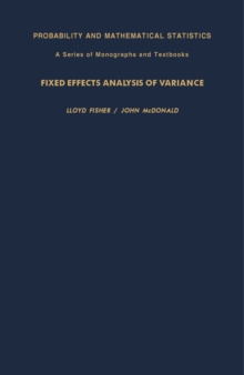 Image for Fixed Effects Analysis of Variance