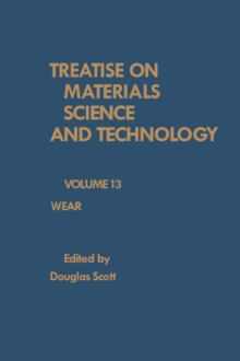 Image for Wear: Treatise on Materials Science and Technology, Vol. 13