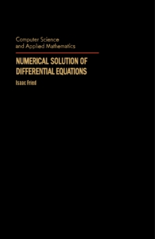 Image for Numerical Solution of Differential Equations