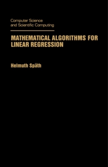 Image for Mathematical Algorithms for Linear Regression