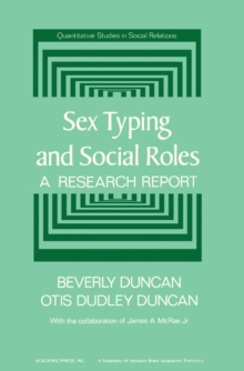 Image for Sex Typing and Social Roles: A Research Report
