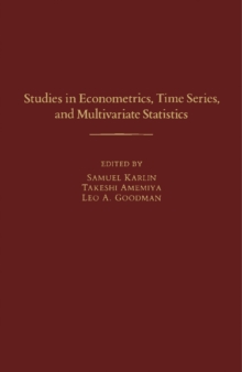 Image for Studies in Econometrics, Time Series, and Multivariate Statistics