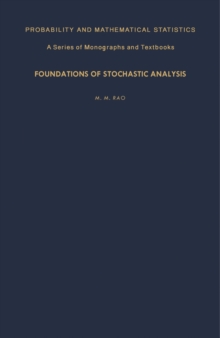 Image for Foundations of Stochastic Analysis