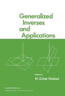 Image for Generalized inverses and applications