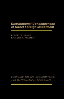 Image for Distributional Consequences of Direct Foreign Investment