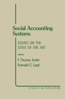 Image for Social Accounting Systems: Essays on the State of the Art