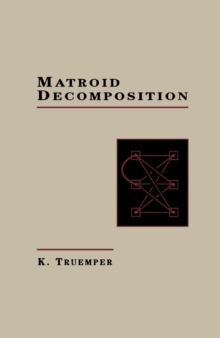 Image for Matroid decomposition.