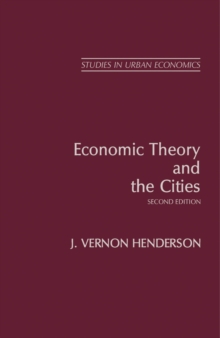 Image for Economic Theory and the Cities