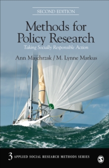 Image for Methods for policy research: taking socially responsible action.