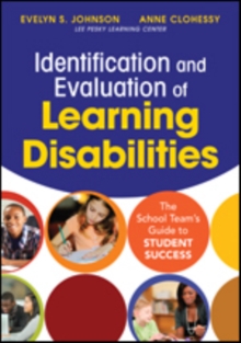 Identification and Evaluation of Learning Disabilities: The School Team’s Guide to Student Success