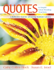 Image for Quotes to Inspire Great Reading Teachers: A Reflective Tool for Advancing Students' Literacy