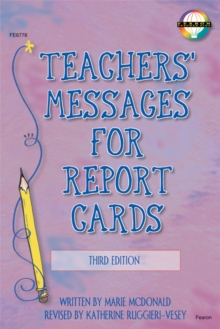 Image for Teachers' Messages for Report Cards, Grades K - 8
