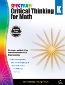 Image for Spectrum Critical Thinking for Math, Grade K