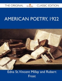 Image for American Poetry, 1922 - The Original Classic Edition