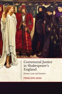 Image for Communal Justice in Shakespeare's England
