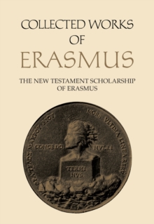 Image for New Testament Scholarship of Erasmus: An introduction with Erasmus' Preface and Ancillary Writings