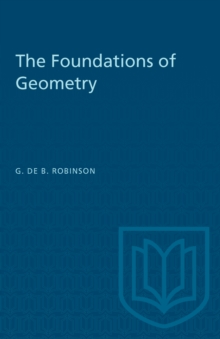 Image for Foundations Of Geometry