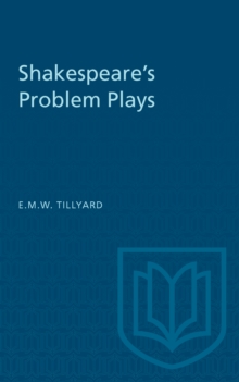 Image for Shakespeares Problem Plays