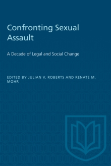 Image for Confronting Sexual Assault: A Decade of Legal and Social Change.