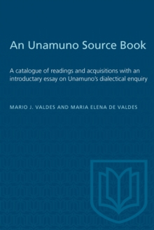 UNAMUNO SOURCE BOOK CATALOGUE READINGP