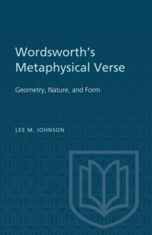 Image for Wordsworth's Metaphysical Verse : Geometry, Nature, and Form