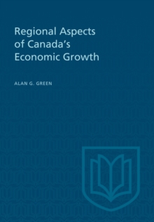 Image for Regional Aspects Of Canada's Economic Growth