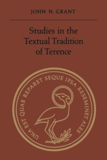 Image for Studies in the Textual Tradition of Terence