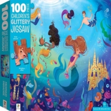 Image for 100-Piece Children's Glittery Jigsaw: Mermaid Paradise