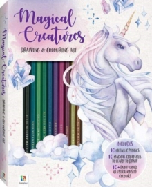 Magical Creatures Drawing and Colouring Kit