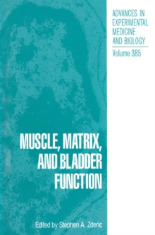 Image for Muscle, Matrix, and Bladder Function
