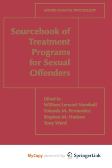 Image for Sourcebook of Treatment Programs for Sexual Offenders
