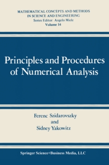 Image for Principles and Procedures of Numerical Analysis
