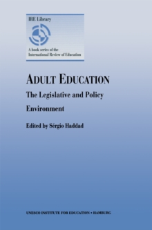 Image for Adult Education - The Legislative and Policy Environment