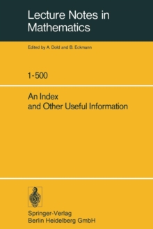 Image for An Index and Other Useful Information