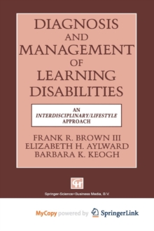 Image for Diagnosis and Management of Learning Disabilities
