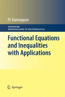 Image for Functional Equations and Inequalities with Applications