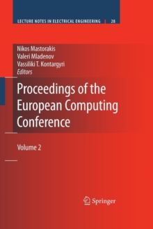 Image for Proceedings of the European Computing Conference