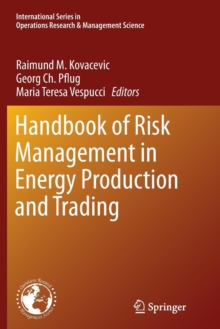 Image for Handbook of risk management in energy production and trading