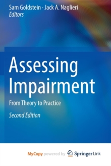 Image for Assessing Impairment : From Theory to Practice