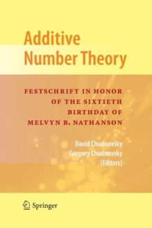 Image for Additive Number Theory
