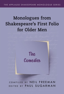 Image for Monologues from Shakespeare's First Folio for Older Men. The Comedies